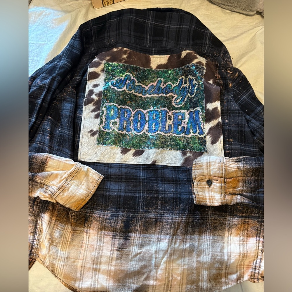 Morgan Wallen Beaded Flannel